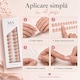 Unghii false press-on MS Nude, detaliu 1