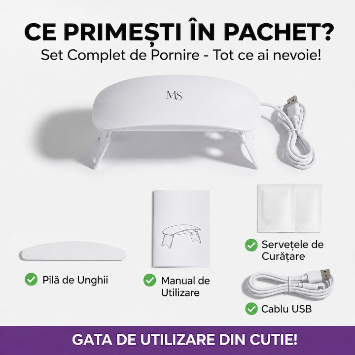 Lampă UV LED MS pentru unghii