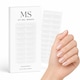 Folii gel UV pentru unghii MS Transparent, detaliu 1