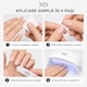 Folii gel UV pentru unghii MS Transparent, detaliu 3