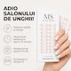 Folii gel UV pentru unghii MS Nude Babyboomer, detaliu 1